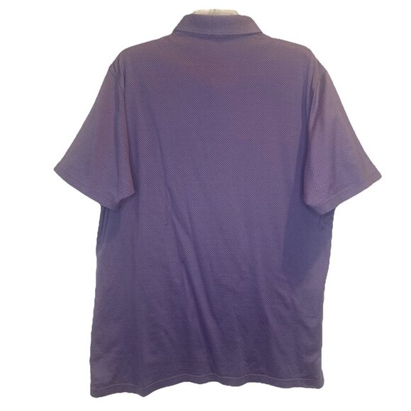 Peter Millar Men’s Purple Cotton Performance Golf Polo Sz L - Picture 4 of 8